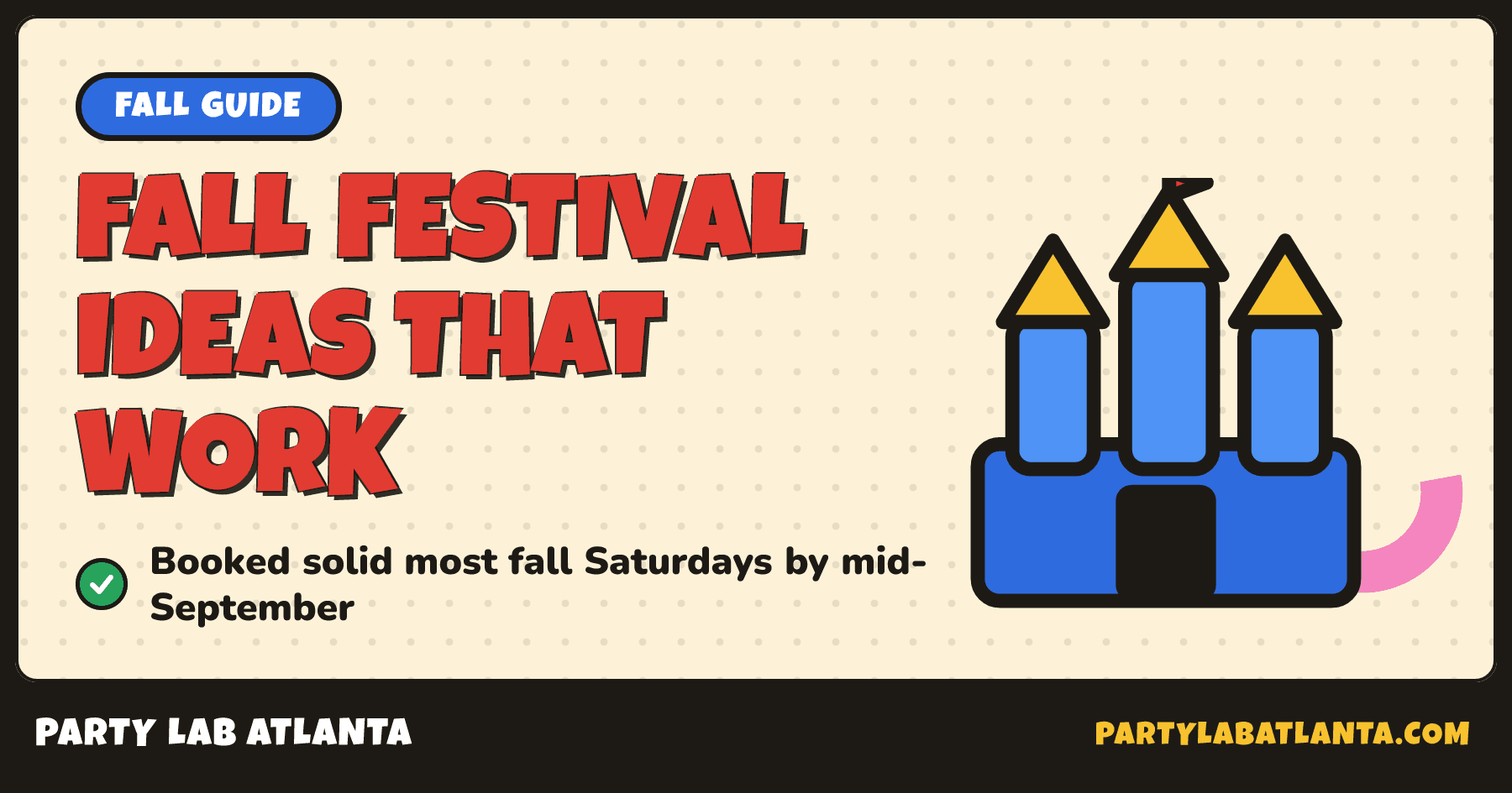 Fall Festival Ideas for Atlanta Churches, Schools & HOAs